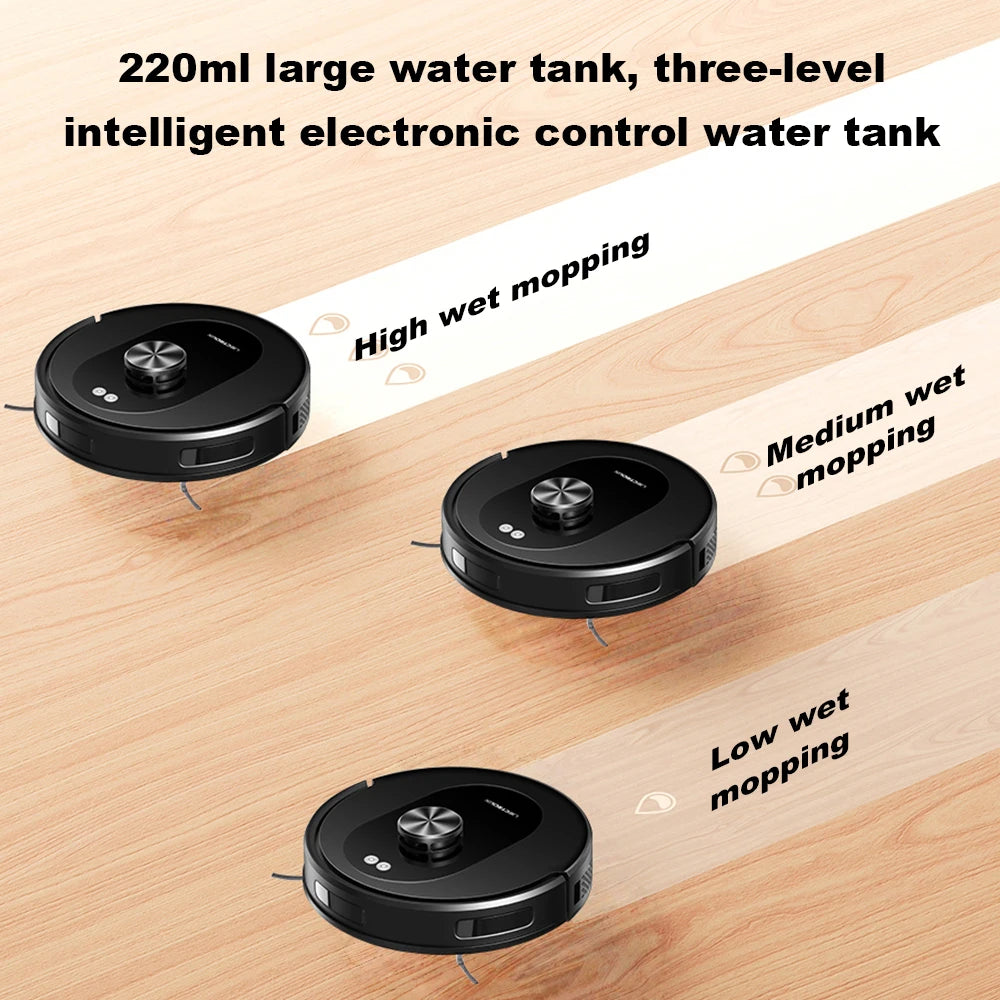Liectroux T9 Robot Vacuum & Mop – 6500Pa LiDAR Mapping, Self-Empty Station, Dual-Band WiFi