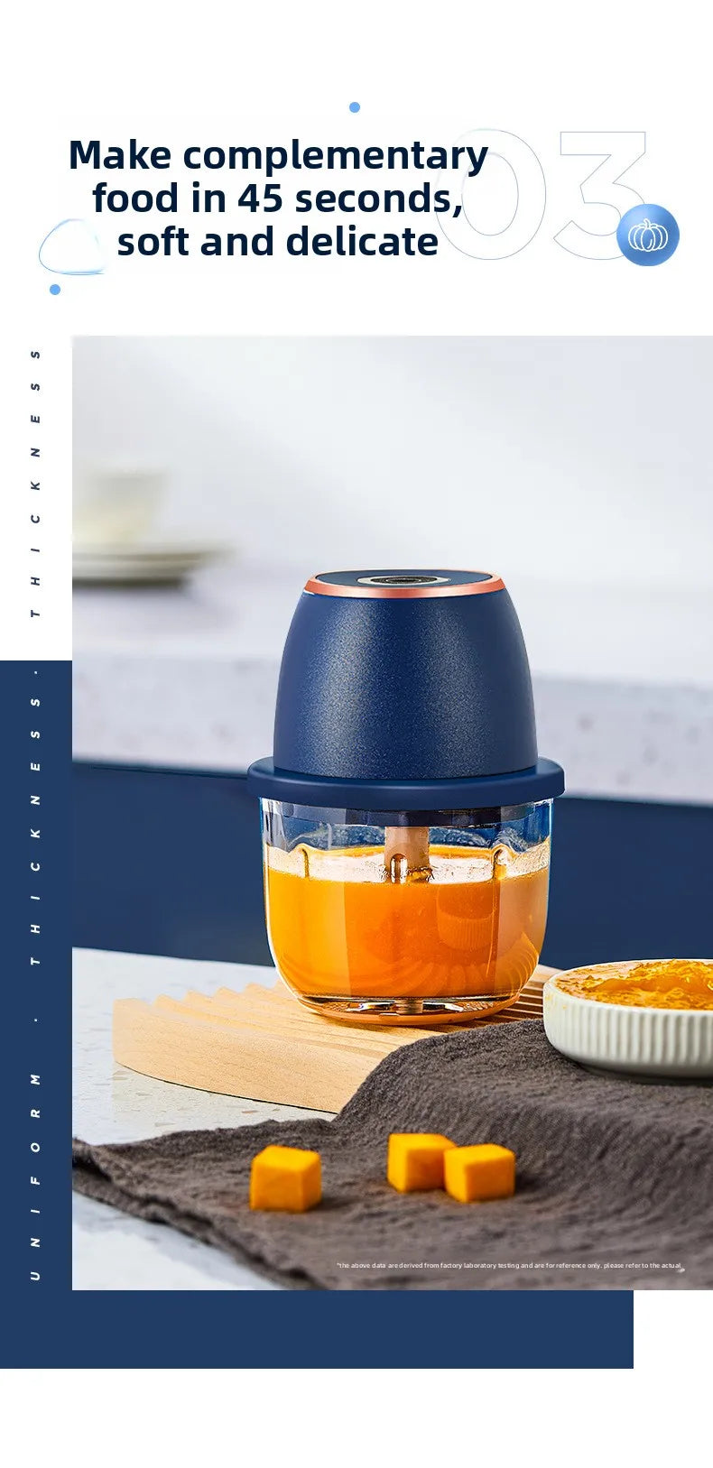 TINGBAI Portable Electric Garlic Chopper – 6-Blade USB-C Rechargeable Food Grinder