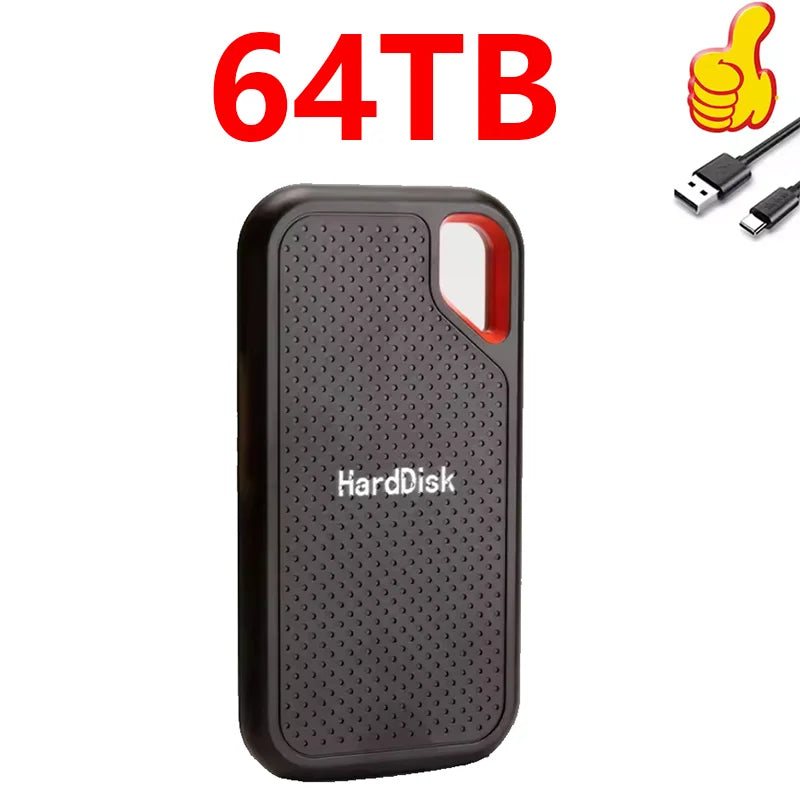 USB 3.2 Portable SSD External Drive – Fast Storage for Laptop, Desktop & Gaming Consoles