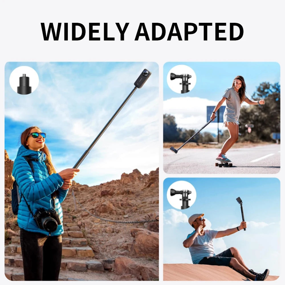 Professional Invisible Selfie Stick Tripod for Insta360 X5/X4/X3 & Action Cameras