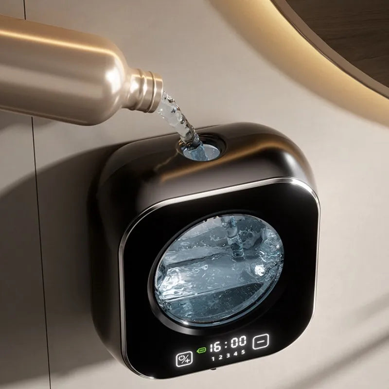 Sarmocare Touchless Automatic Foam Soap Dispenser | Wall-Mounted | Digital Display | USB Rechargeable