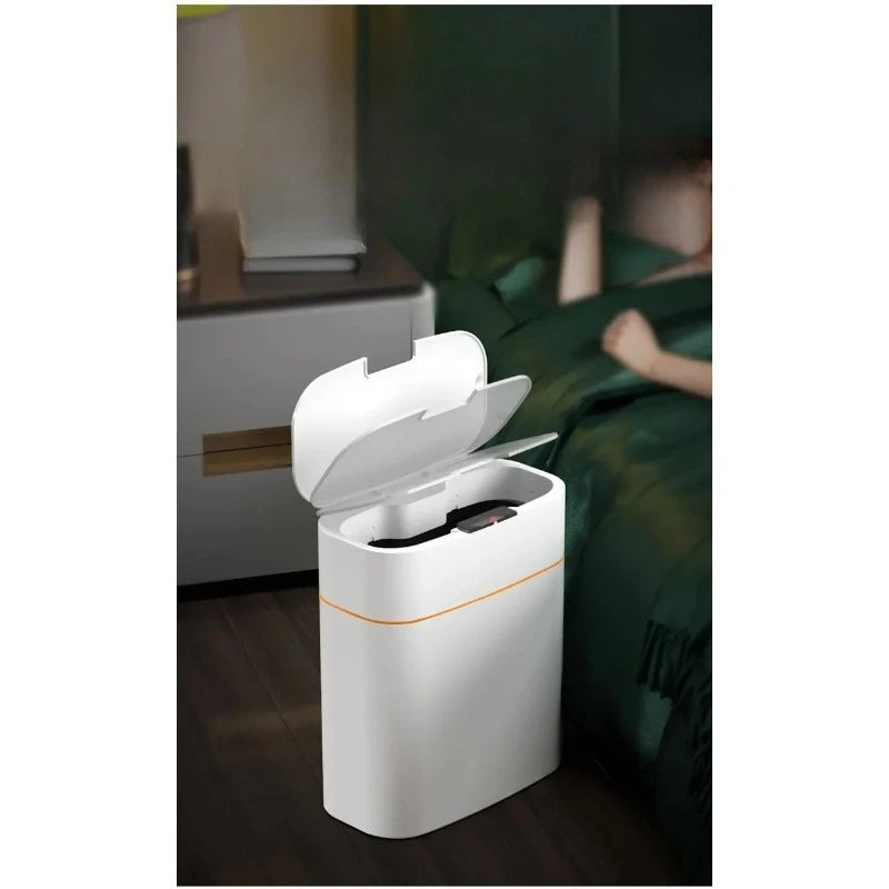 Automatic Sensor Trash Can – Touchless Induction Waste Bin for Home & Bathroom