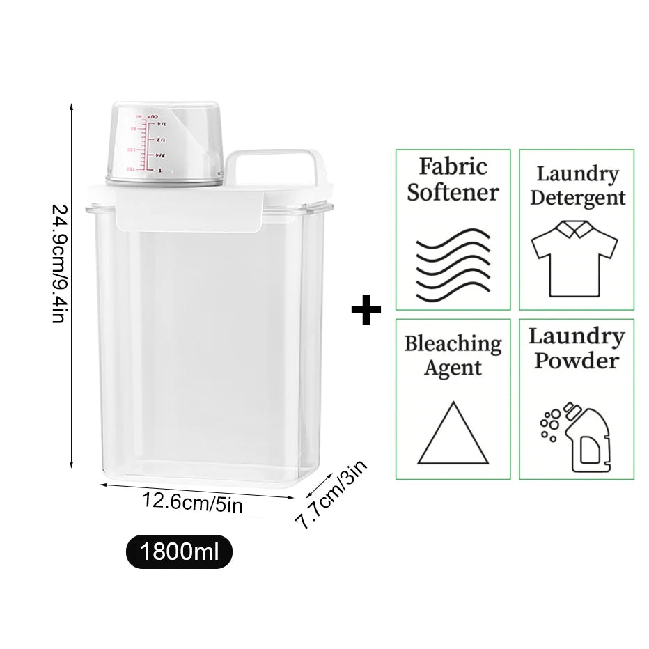 Laundry Detergent Dispenser – Airtight & Refillable