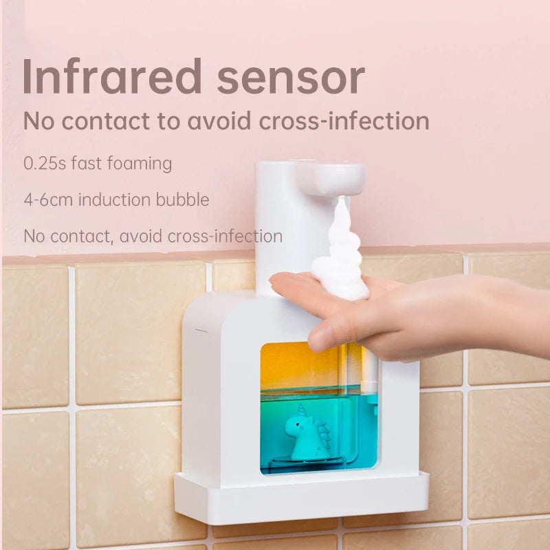 Cute Touchless Foam Soap Dispenser for Kids