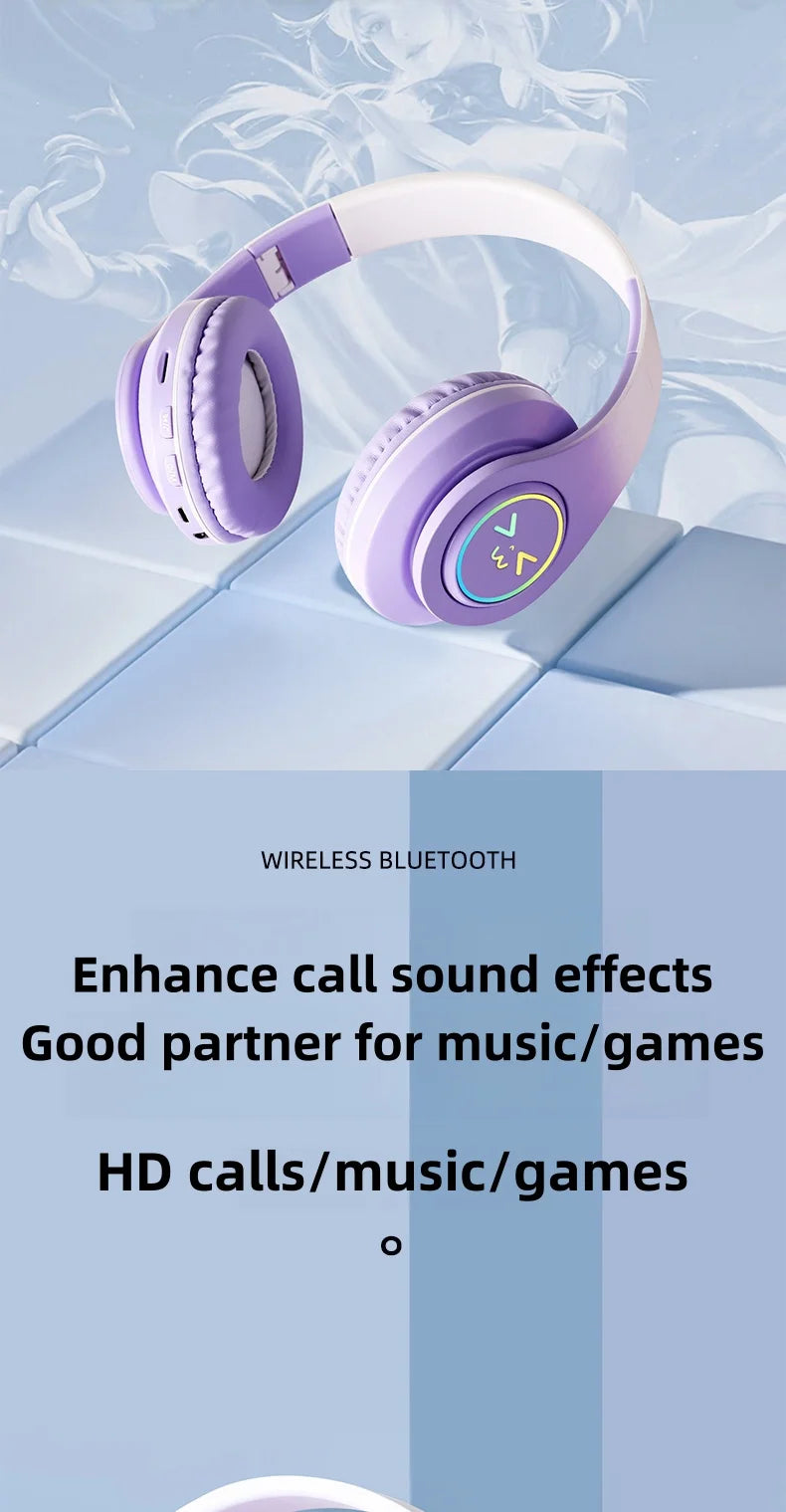 Erilles Wireless Over-Ear Headphones – Bluetooth 5.3, 40mm Drivers, Gaming & Music
