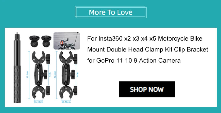 Professional Invisible Selfie Stick Tripod for Insta360 X5/X4/X3 & Action Cameras