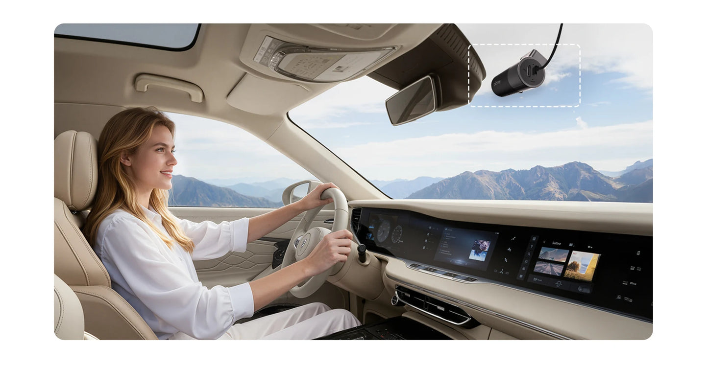 DDPAI Mini Pro 2K Dash Cam – 1440P WiFi Car DVR with Night Vision & Parking Monitor