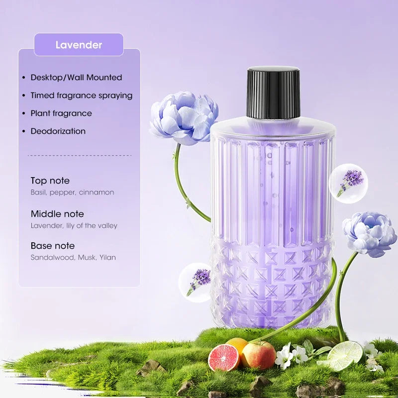 Mini Aromatherapy Machine Intelligent Essential Oil Diffuser USB Charging Five Level Adjustment Room Toilet Air Humidification