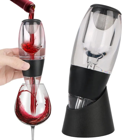 Upors Instant Wine Aerator Pourer – Compact Decanter Attachment for Red & White Wine