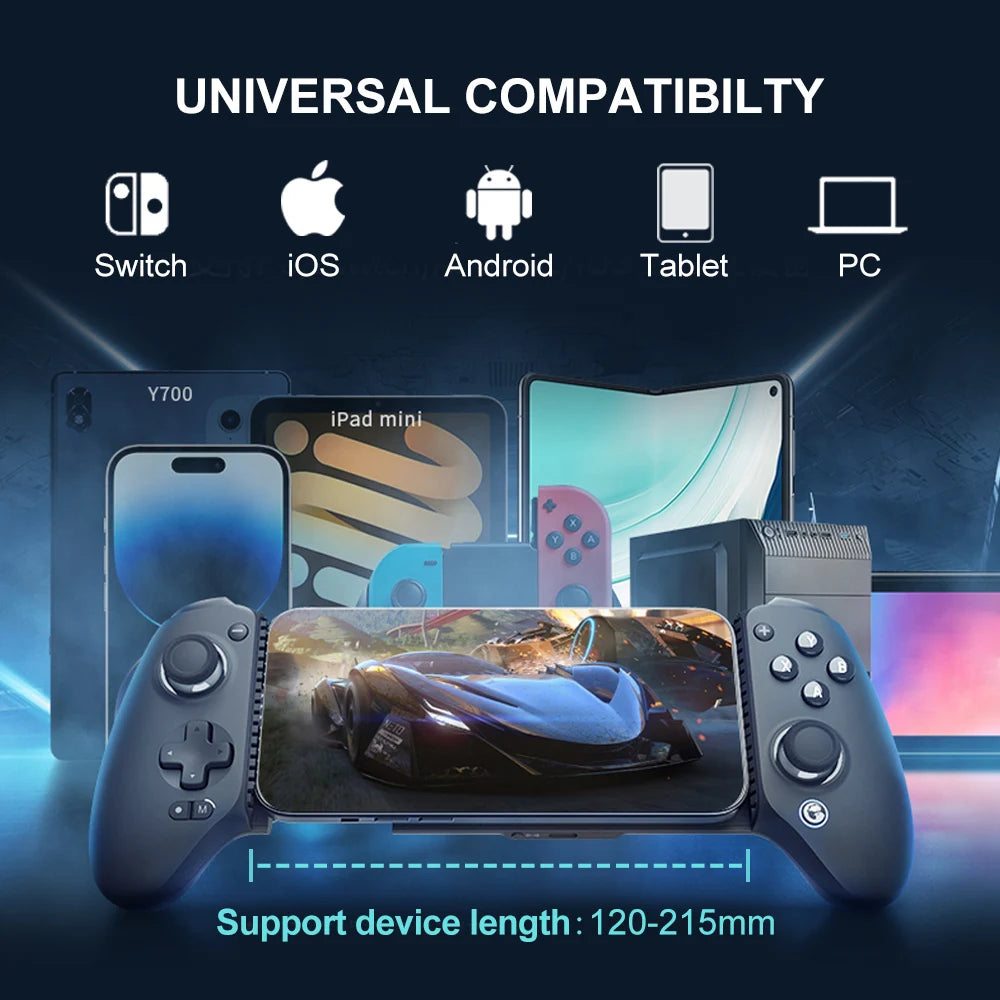 8 Plus Mobile Gamepad – Hall Effect Bluetooth Controller for Android & iOS