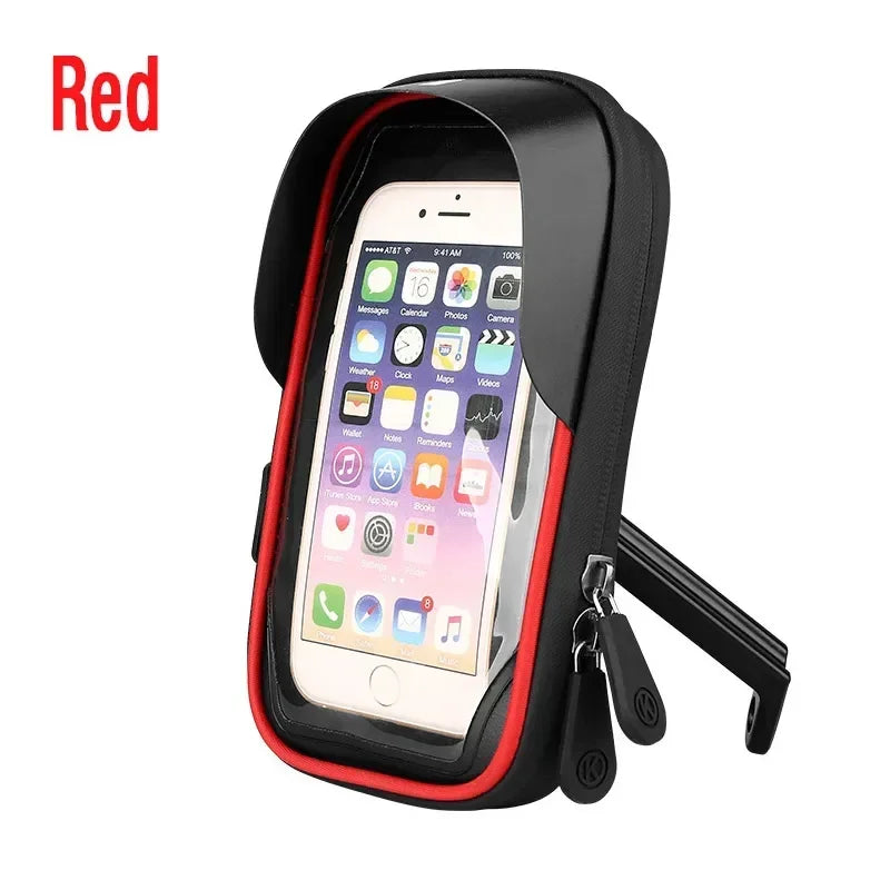 Handlebar Phone Holder Bag – Touch Screen Bike & Motorcycle Mount