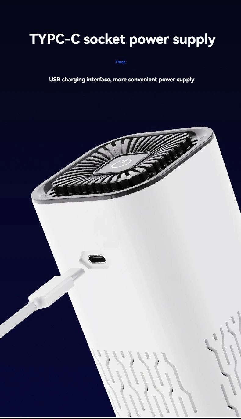 KUALOOL Compact Air Purifier – Portable Deodorizer for Car & Small Spaces