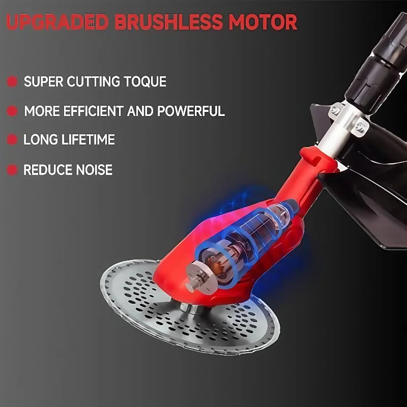 Kysplosion (Milwaukee battery compatible) Brushless Cordless Electric Hedge Trimmer Garden Power Tool