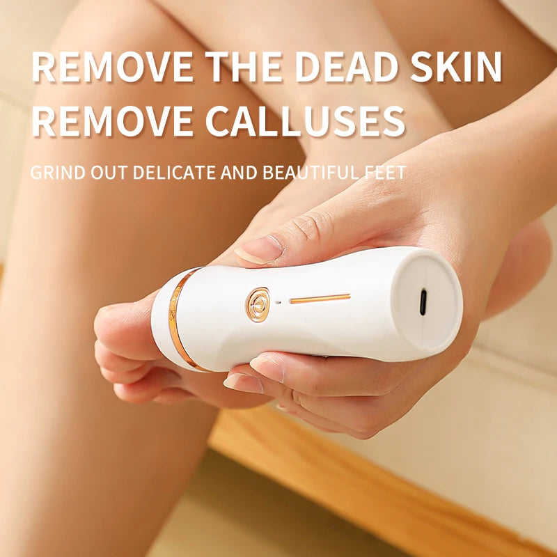 YD Rechargeable Electric Foot File – Portable Callus & Heel Grinder Pedicure Tool