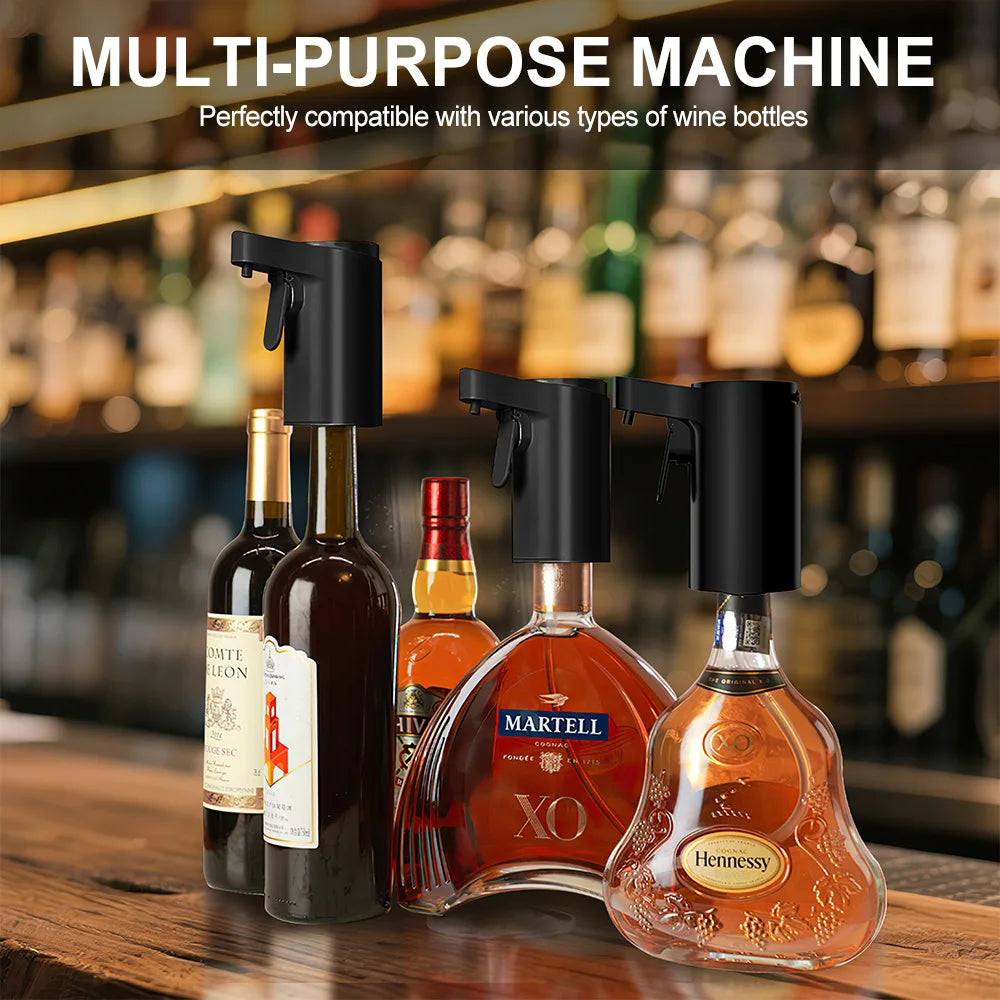 Smart Electric Wine Pump – Touch Control Rechargeable Wine Dispenser