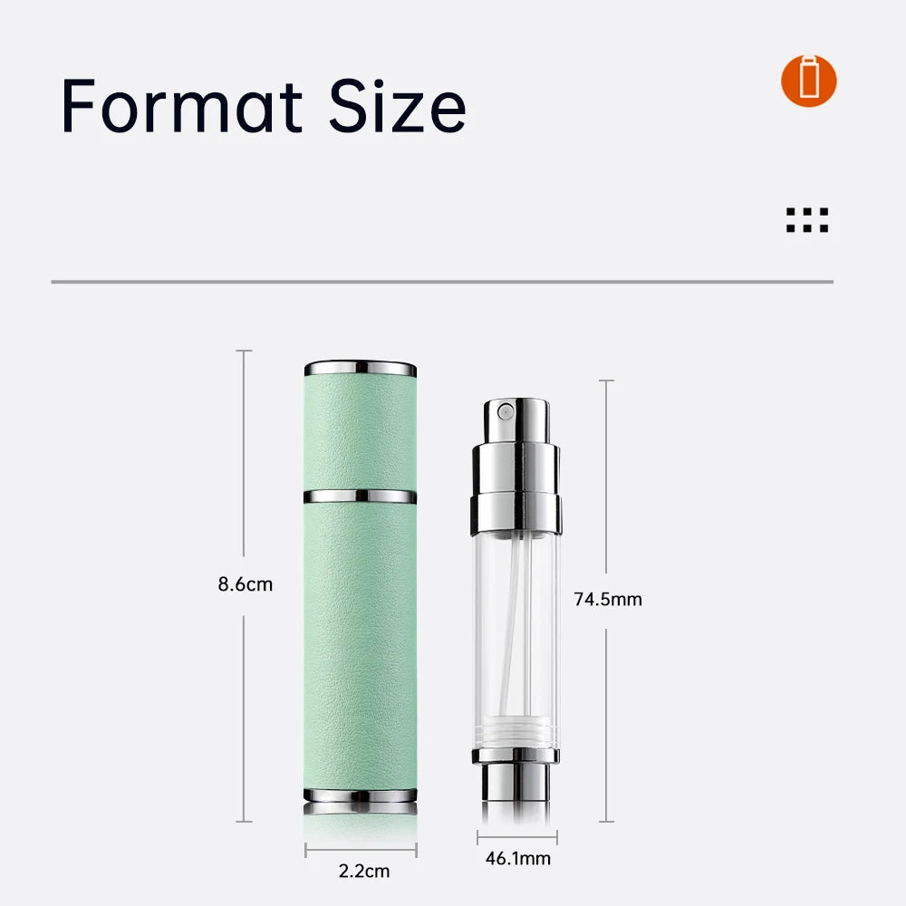 5ml Refillable Perfume Atomiser – Bottom-Fill Glass Spray Bottle