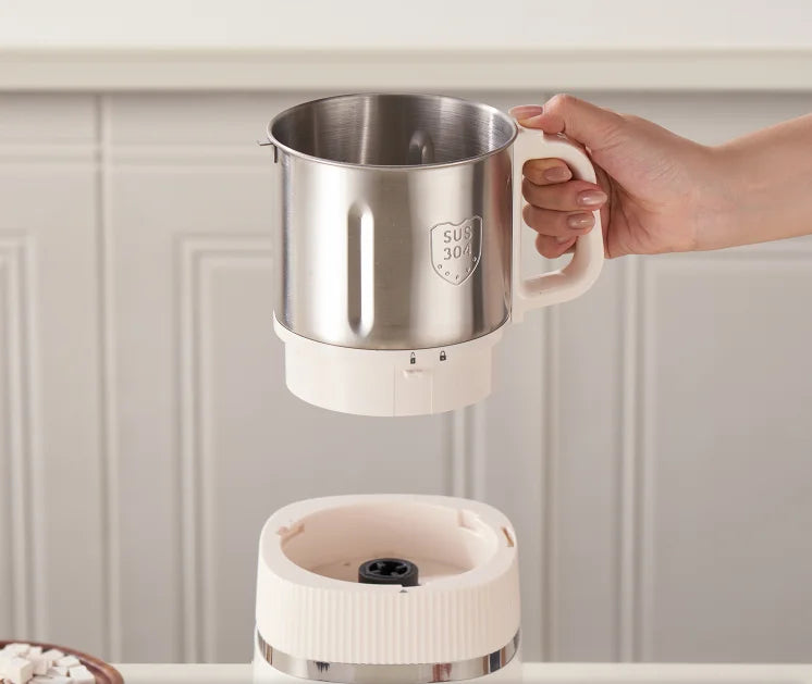 SUNATUR 500W Electric Food Grinder – 800ml Stainless Steel Grinding Cup with 4 Blades