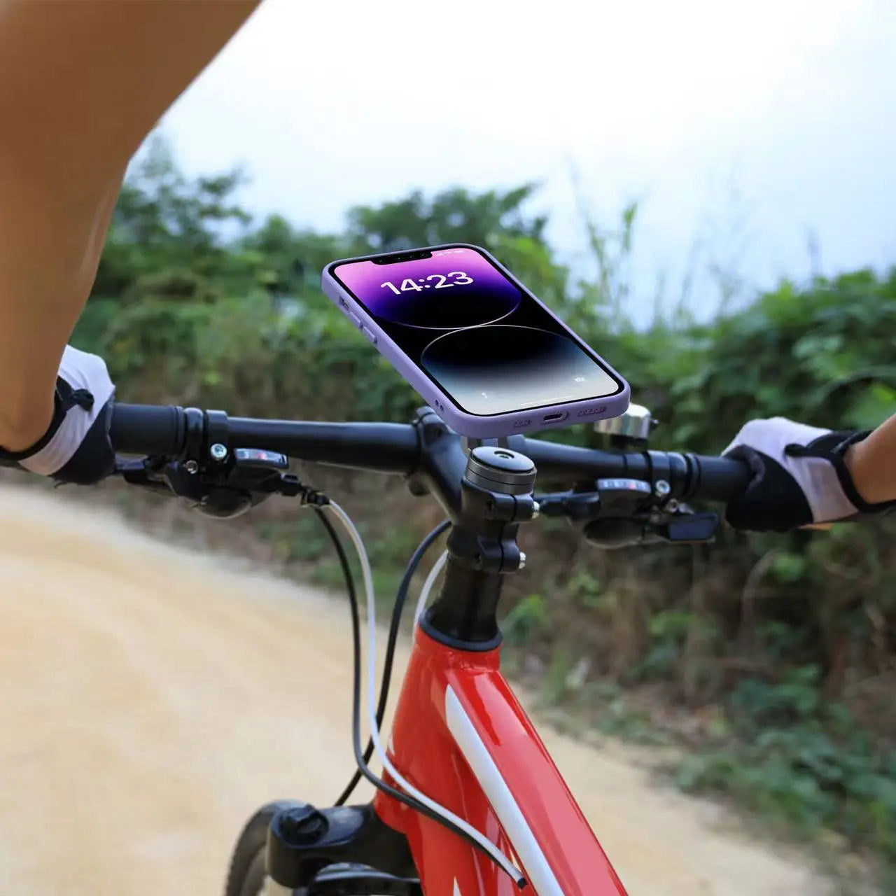 Motorcycle Phone Holder – Shock-Absorbing Quick-Release Bike Mount