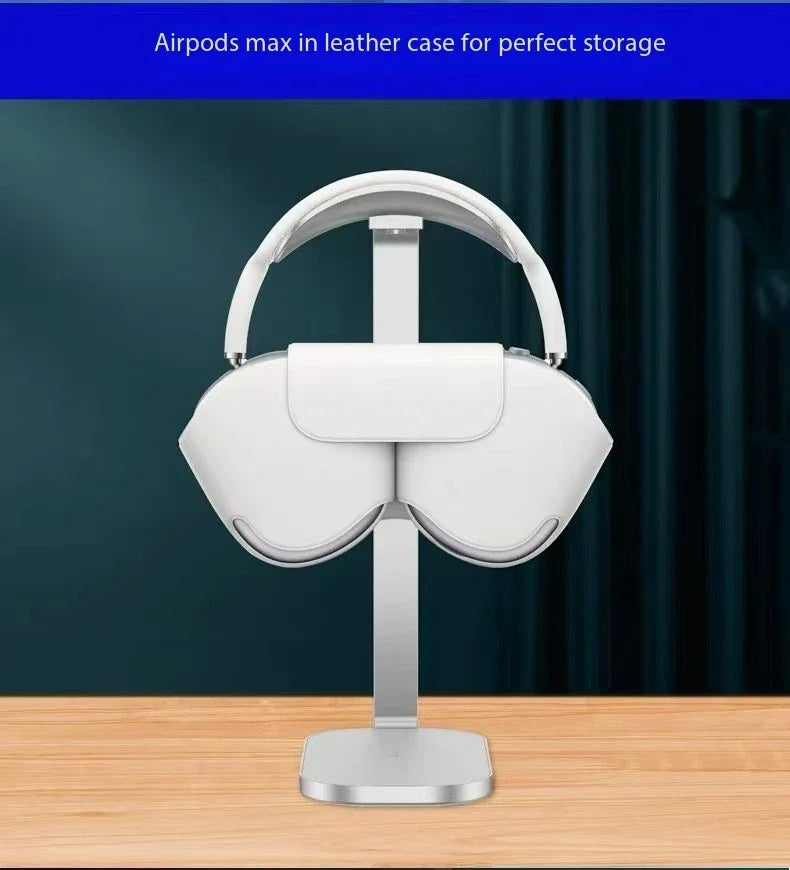 Premium Headphone Holder Stand – Aluminium Alloy, Weighted Base, Optional Wireless Charging