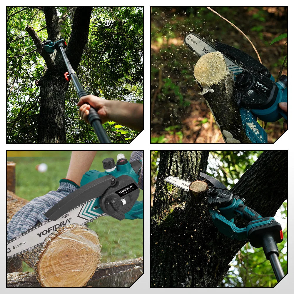Yofidra Cordless Telescopic Chainsaw 8 Inch – 52,000RPM Brushless Tree Pruner Saw