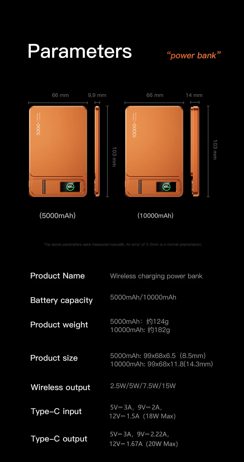 3-in-1 Wireless Power Bank 20W – MagSafe-Style Magnetic Charger with Smart Display & Stand