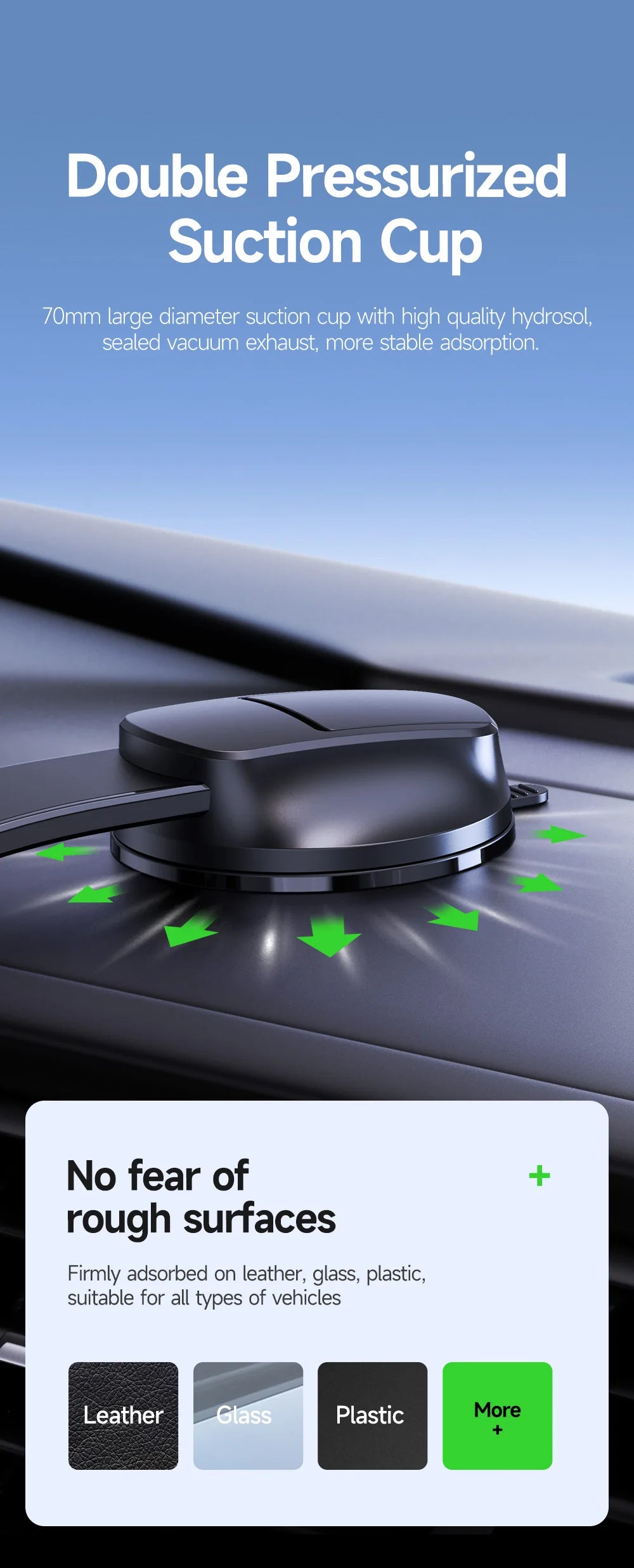 15W Magnetic Car Charger with Type-C Cable for iPhone