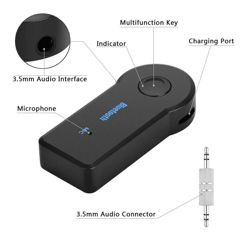 Tideboom 2-in-1 Bluetooth 5.0 Receiver & Transmitter Adapter
