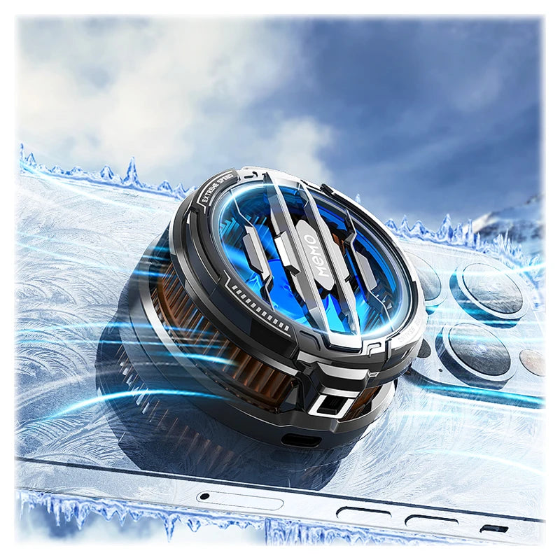 Universal Phone Cooler with Battery | Magnetic & Clip Cooling Fan for Gaming