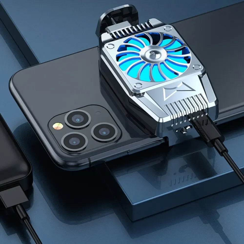 Turbo Hurricane Phone Cooler – USB Gaming Cooling Fan for iPhone & Android