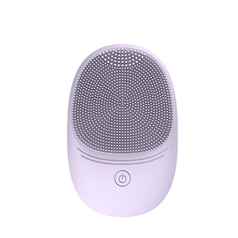 Silicone Sonic Facial Cleansing Brush – Battery Powered Deep Clean Skincare Tool