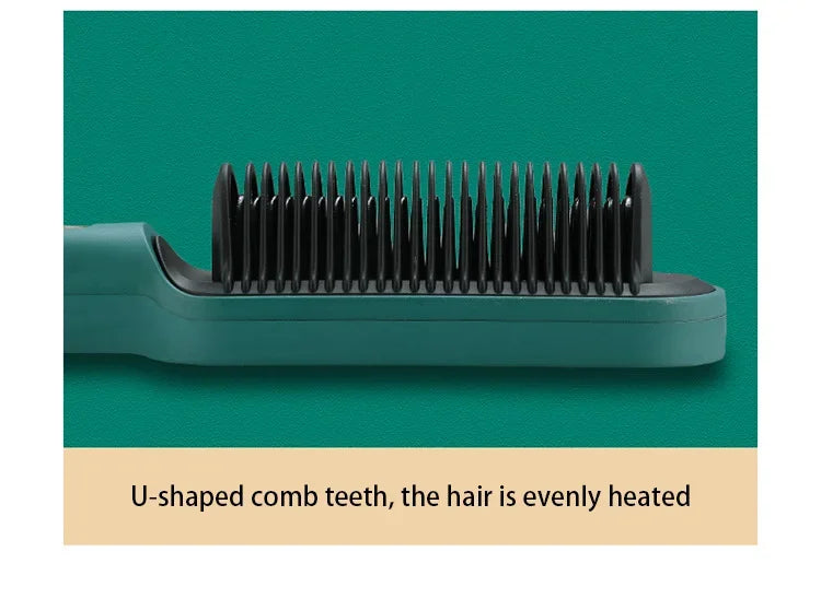 Thermostatic Hair Straightener Comb – 3-Minute Fast Styling Ionic Hot Brush