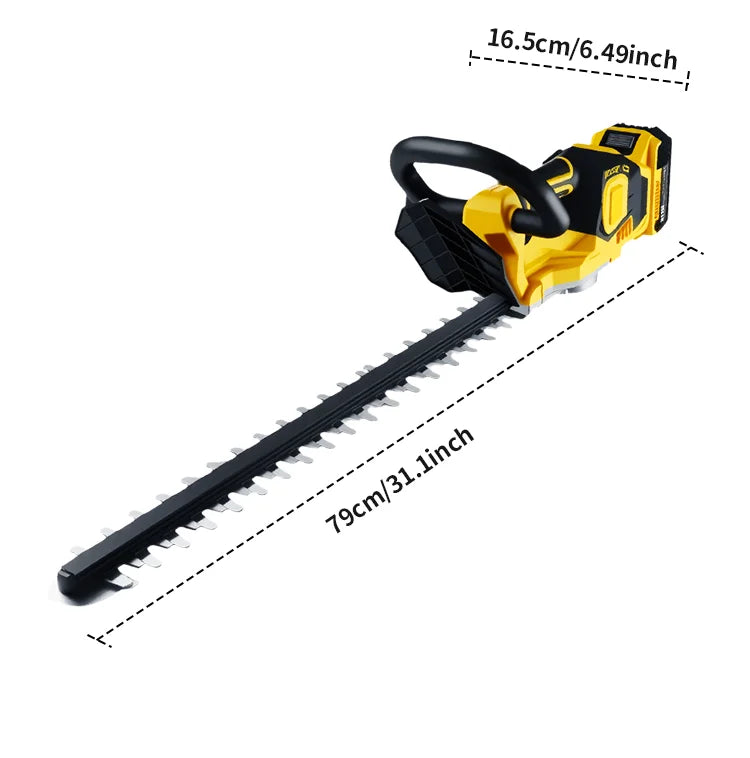 For Dewalt 20v Battery Pins Cordless Electric Hedge Trimmer Brushless – Stainless Steel Blade Garden Cutter (Battery Optional)