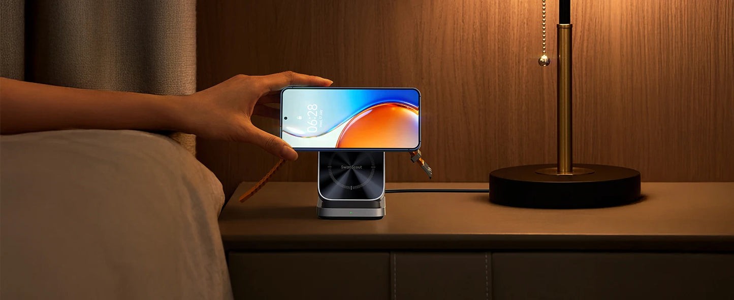 3-in-1 Wireless Charging Station 15W for Samsung Galaxy, Watch & Buds