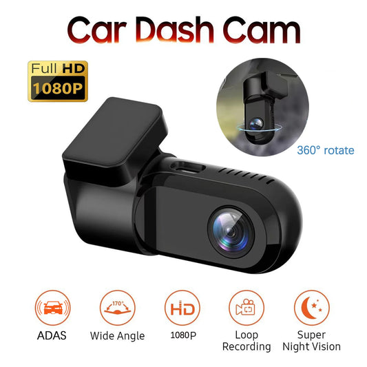 ZUIDID USB Dash Cam with Night Vision – Motion Detection & Loop Recording