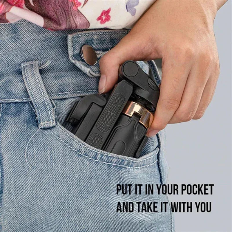 Bluetooth Selfie Stick Tripod – Aluminum Extendable Phone Stand with Remote Control