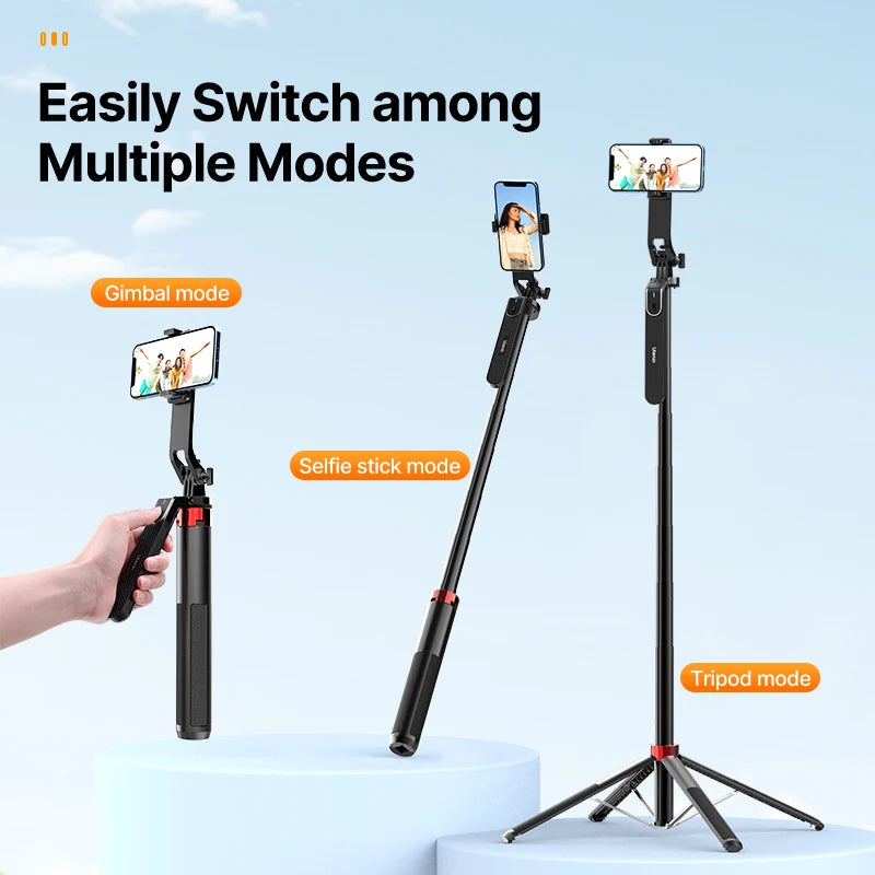 Ulanzi 1.8M Smartphone Selfie Stick Tripod – Bluetooth Remote & 360° Head