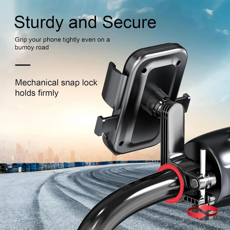 Universal Gravity Phone Holder for Car – One-Hand Auto-Lock Design