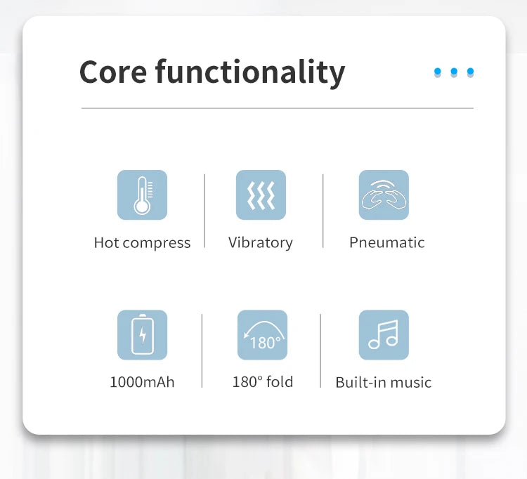 VIMYSHOW Bluetooth Eye Massager – Heat, Vibration & Music Relaxation Mask