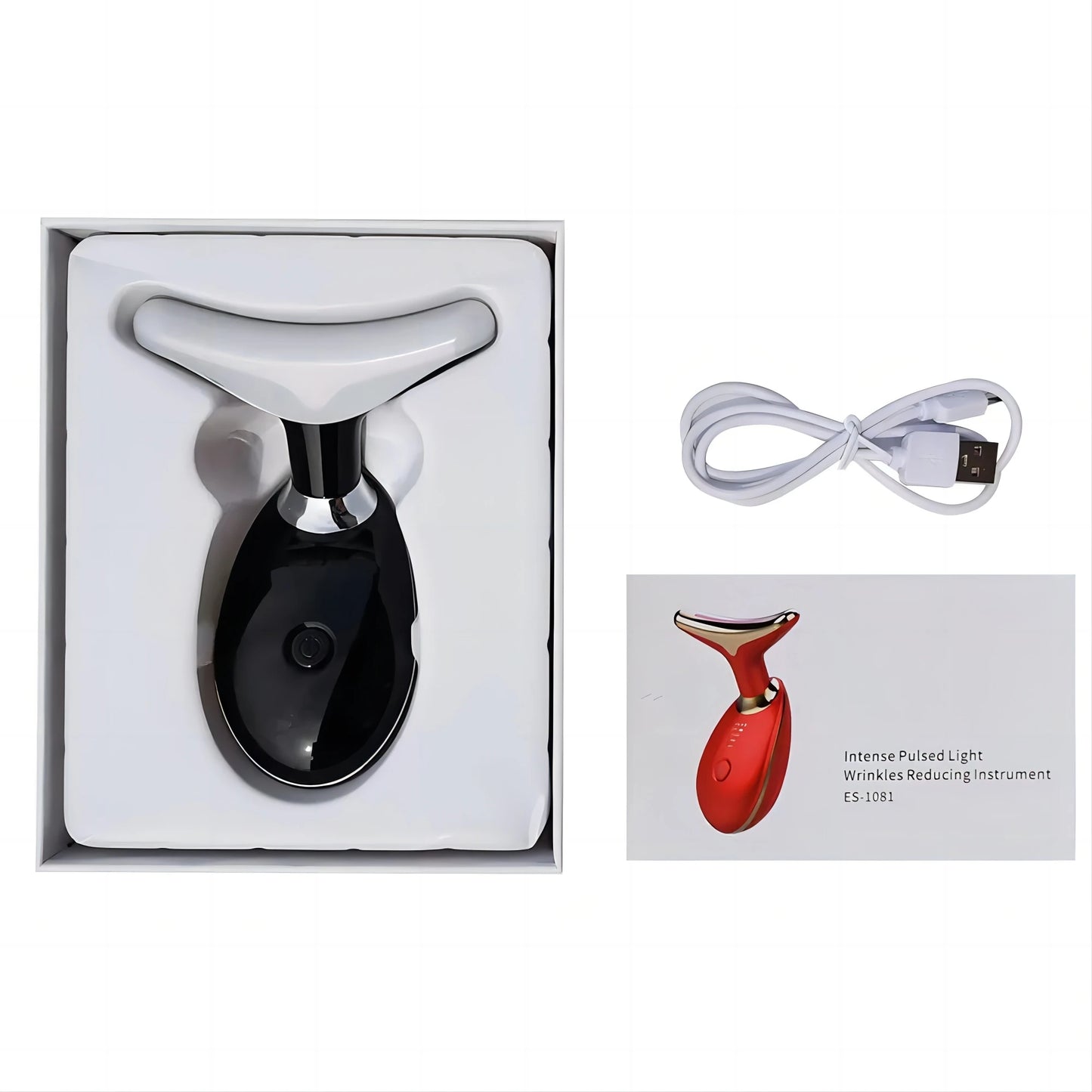 VIMYSHOW ES1081 Neck Massager – LED EMS Anti-Wrinkle Face Sculpting Tool