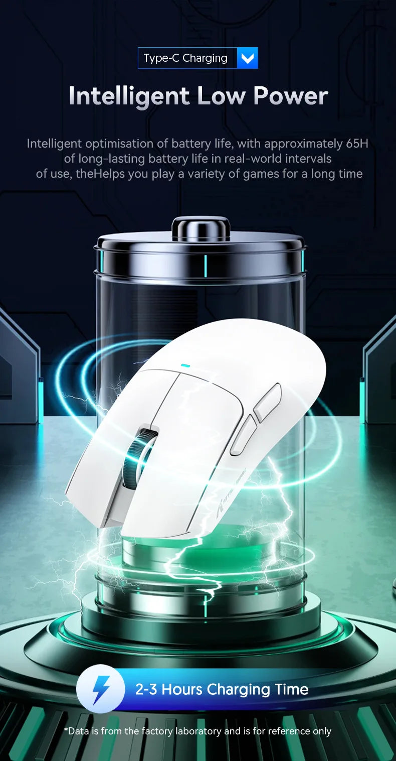 Attack Shark X11 Triple-Mode Wireless Gaming Mouse – PAW3395, 22,000 DPI, Magnetic Charging Dock
