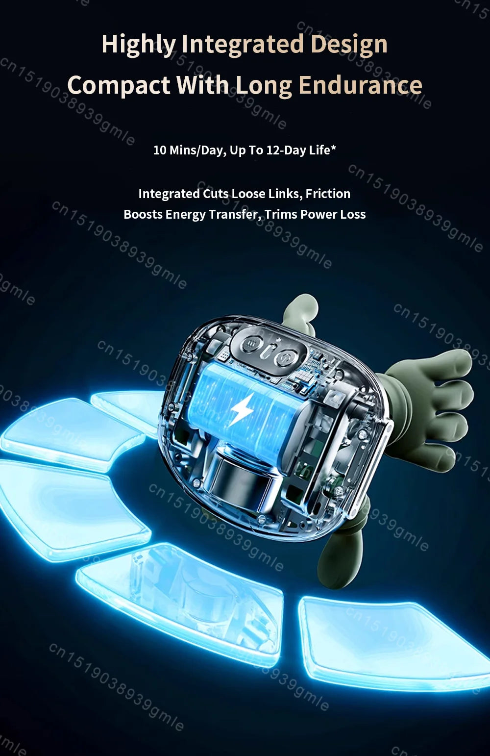 4-Finger Kneading Neck Massager – Hot Compress Trapezius & Shoulder Relief