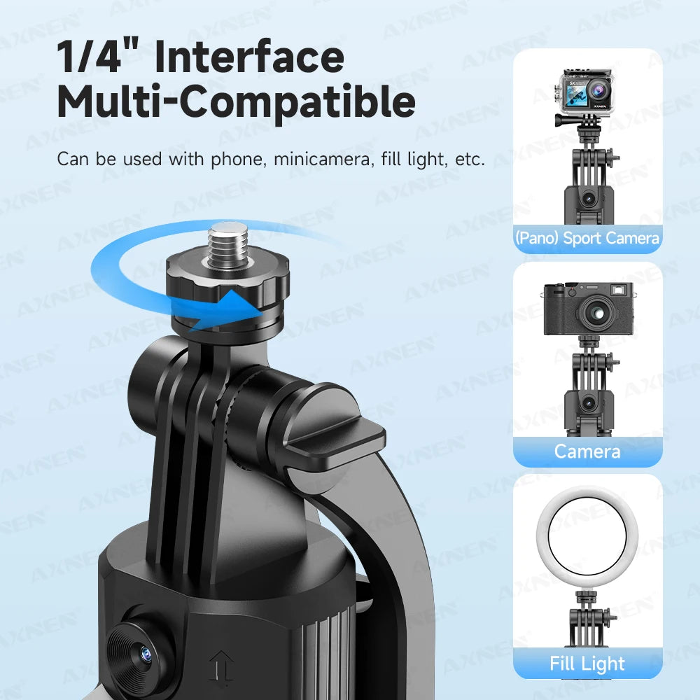 AI Face Tracking Selfie Stick Tripod – 1.63m Smart Quadrapod