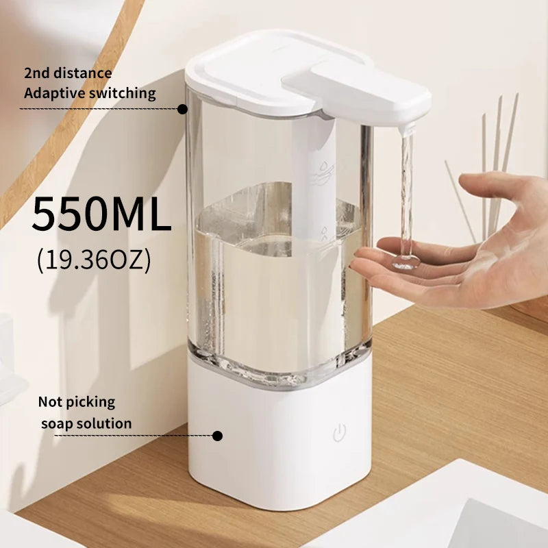 Automatic Touchless Liquid Soap Dispenser 500ml | Infrared Sensor | IPX5 Waterproof