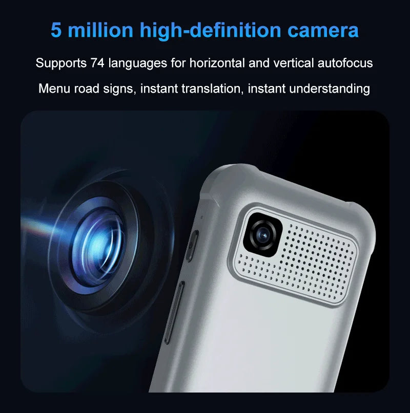 ESTG S25 Pro AI Voice Translator – Portable Real-Time Language Translation Device with Screen