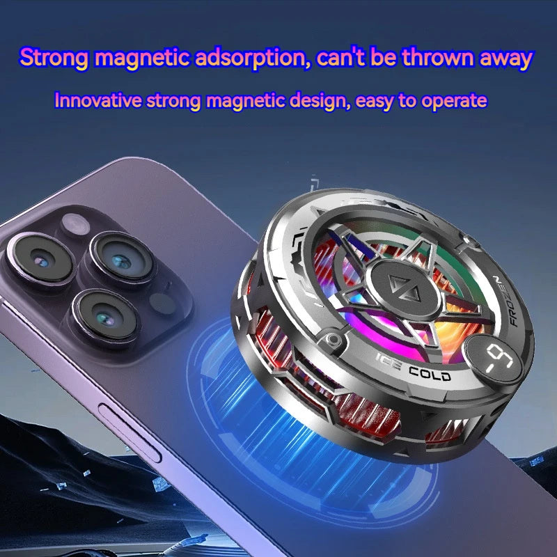 K20 Universal Magnetic Phone Cooler for Gaming | Digital Display