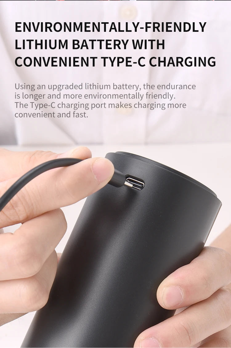 FLYMUYU Electric Wine Aerator Dispenser – USB-C Rechargeable One-Touch Automatic Wine Decanter