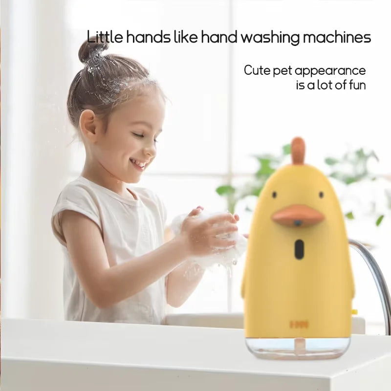 Touchless Automatic Foam Soap Dispenser 300ml – Infrared Sensor, USB-C Rechargeable, IPX7 Waterproof