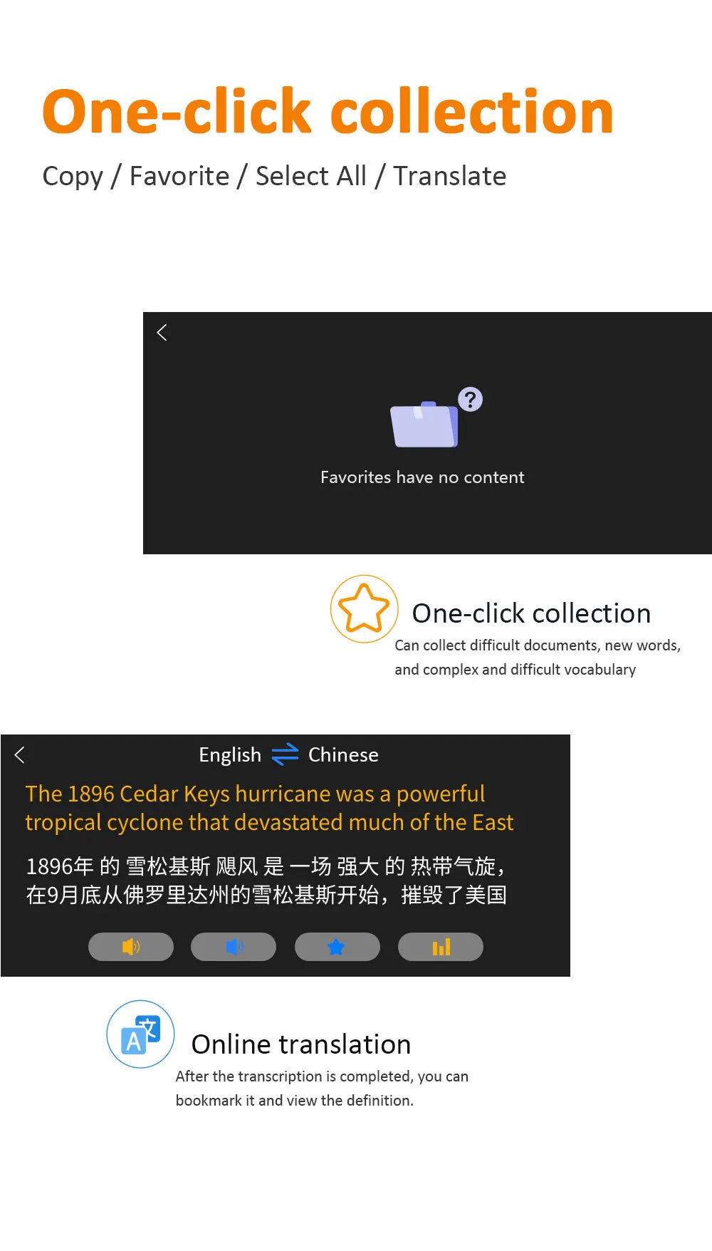 ESTG S6 Pro Portable AI Translator – Real-Time Voice Translation with Display Screen