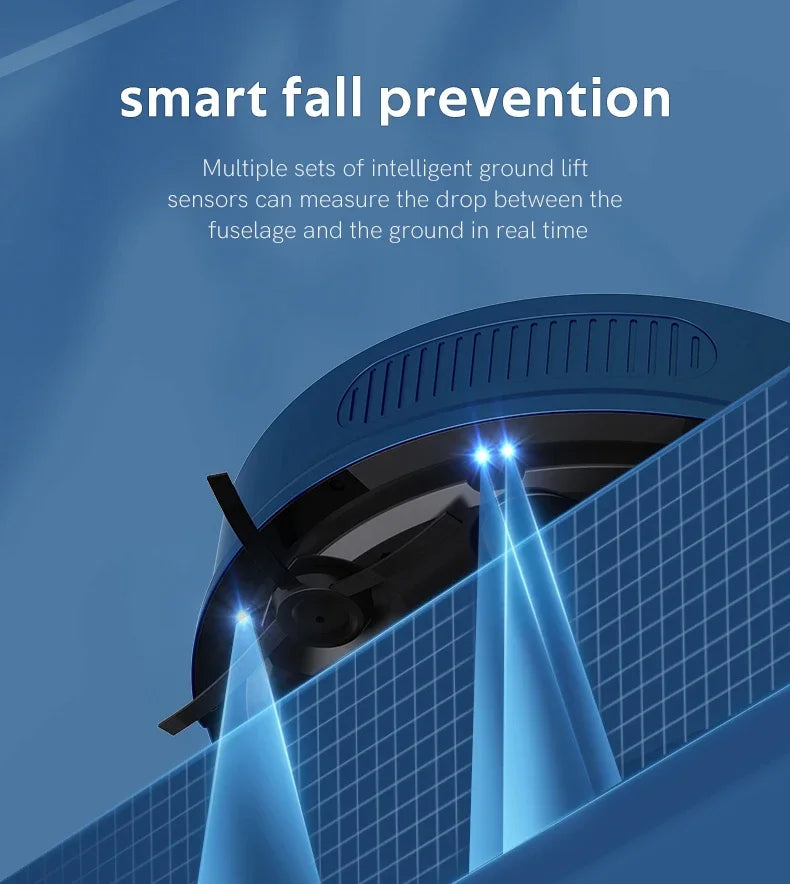 OBOW AI Smart Robot Vacuum & Mop – 2000Pa Suction, App Control, 80-Min Runtime