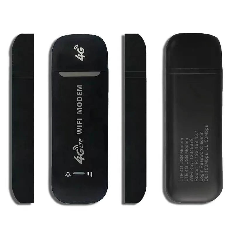 PHONEPACE LTE01 4G LTE USB WiFi Router – Portable SIM WiFi Dongle for Travel & Home